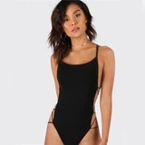 One - Piece Bareback, Criss-Cross  Back Straps