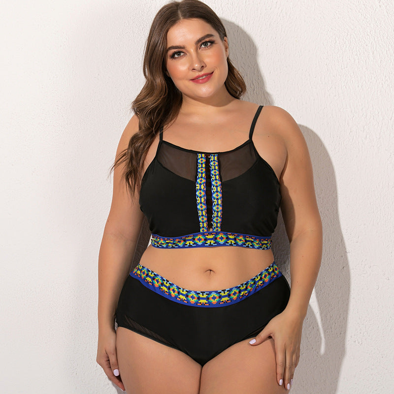 Two Piece Bathing Suit / Swimwear: Extended Sizes Available