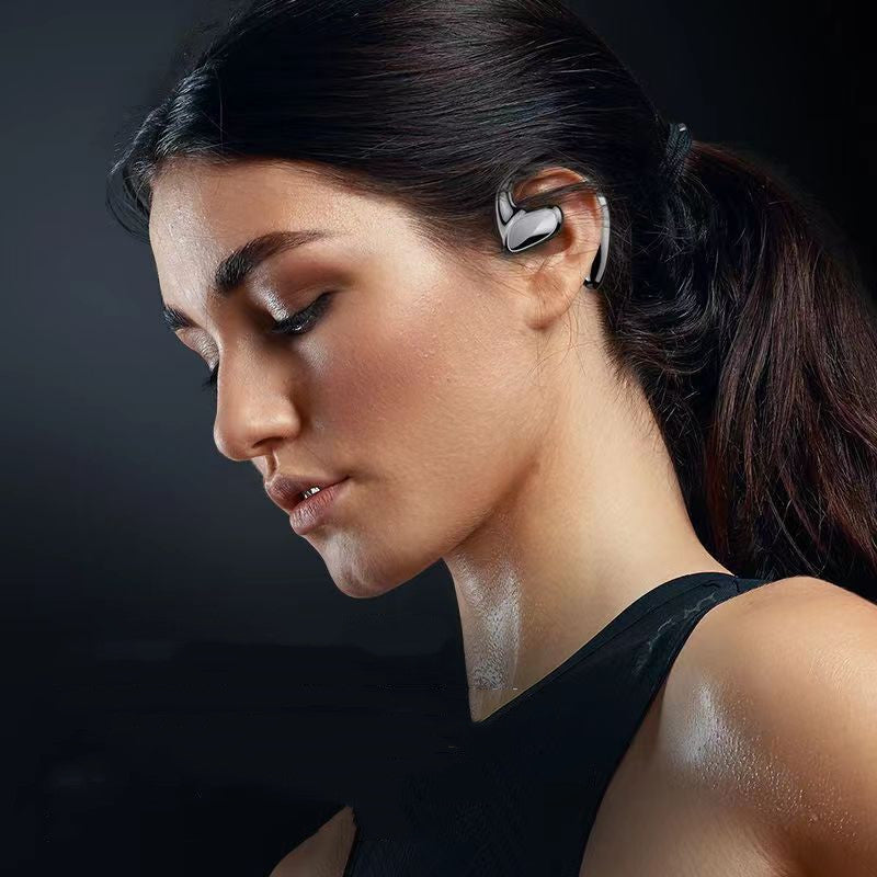 TWS Sports Conduction Earphone Bluetooth Headset External Bone Conduction Power Display