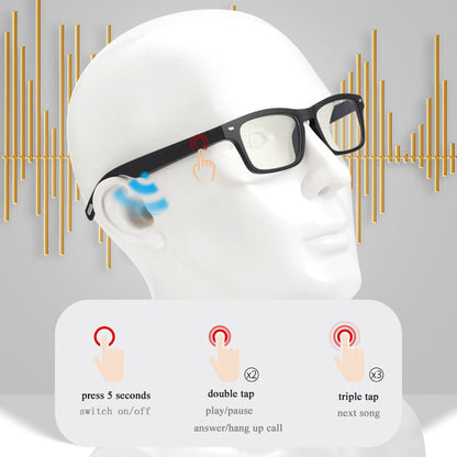 Audio Bone Conduction Smart Eyewear Headset