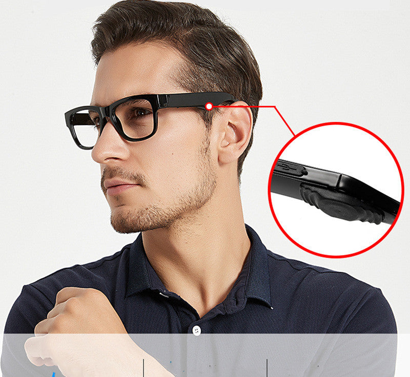 Bone Conduction Bluetooth Headset Glasses with Mic: Smart Touch Sunglasses