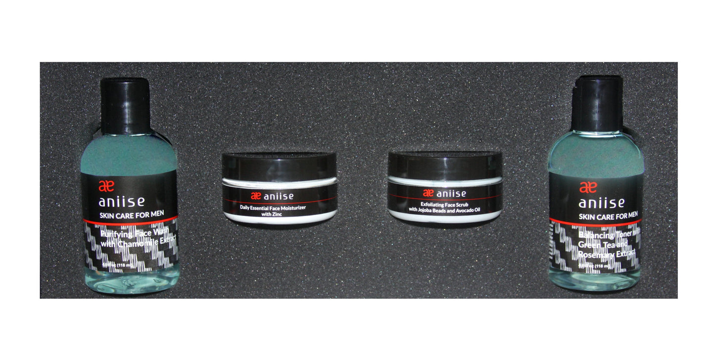 Aniise Natural Skin Care: Men's Essential Skin Care Set