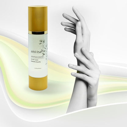 Aniise Natural Skin Care: Oil to Foam Cleanser for Face: Double Cleansing, Detoxify & Purify