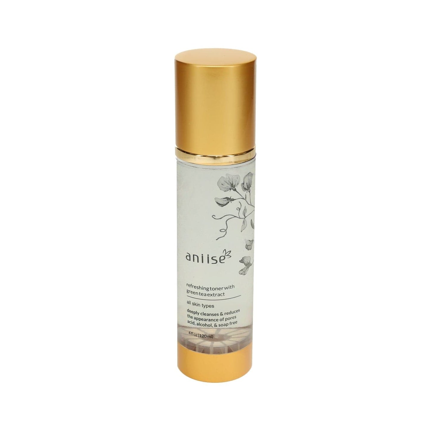 Aniise Natural Skin Care:  Green Tea Extract Refreshing & Hydrating Face Toner - Unisex.